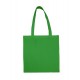 Bavlněná plátěná taška dl. ucho, 38x42 cm, hráškově zelená