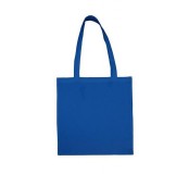 Bavlněná plátěná taška, 38x42 cm, královská modrá