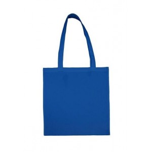 Bavlněná plátěná taška, 38x42 cm, královská modrá