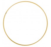 Kovový kruh na lapač snů, zlatý, 30 cm