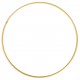 Kovový kruh na lapač snů, zlatý, 15 cm