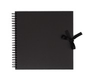 Scrapbookový blok 20,5x20,5 cm, černý