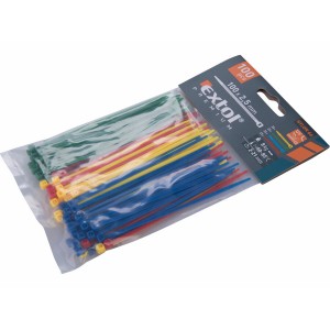 Stahovací pásky na kabely 200x2,5mm, barevné