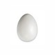 Plastové vejce s dírkou 6 cm, bílé