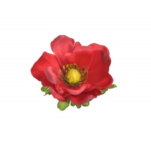 Květ Anemon 4ks, červený