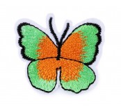 Nažehlovačka - motýl, světle zelená