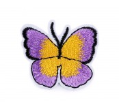Nažehlovačka - motýl, fialková