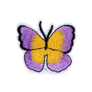 Nažehlovačka - motýl, fialková