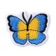 Nažehlovačka - motýl, modrá