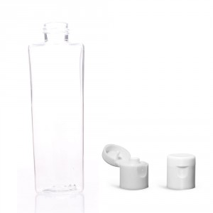 Plastová lahvička s bílou dávk. čepičkou 200 ml
