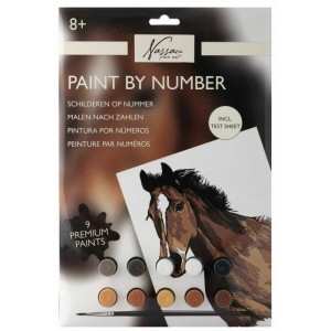Malování podle čísel - kůň
