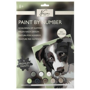 Malování podle čísel - pes