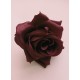 Dekorace - květ růže, vínová