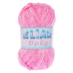 Příze Elian Baby - růžový melír