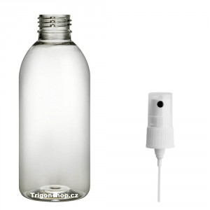 Plastová lahvička s kosmetiským rozprašovačem  200 ml