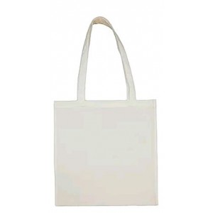 Bavlněná plátěná taška, 38x42 cm, šedomodrá