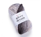 Příze Adore Dream - béžovo-šedá