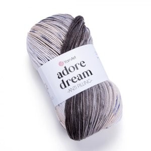 Příze Adore Dream - béžovo-šedá