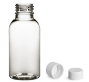Plastová lahvička s bílým víčkem 200 ml