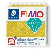 Fimo Effect modelovací hmota 57 g - glitrová zlatá