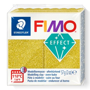 Fimo Effect modelovací hmota 57 g - glitrová zlatá