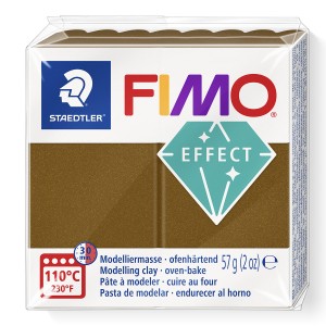 Fimo Effect modelovací hmota 57 g - metalická bronzová