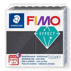 Fimo Effect modelovací hmota 57 g - metalická šedá