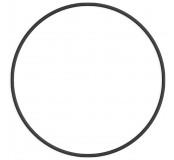 Kovový kruh na lapač snů, černý, 30 cm