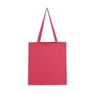 Bavlněná plátěná taška 38x42 cm, růžově červená