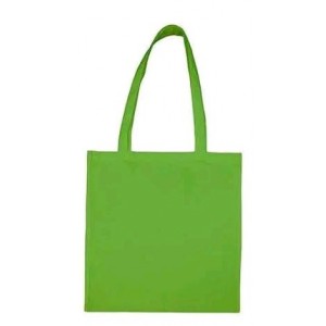 Bavlněná plátěná taška 38x42 cm, sv. zelená
