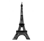 Dřevěné razítko Eiffelovka