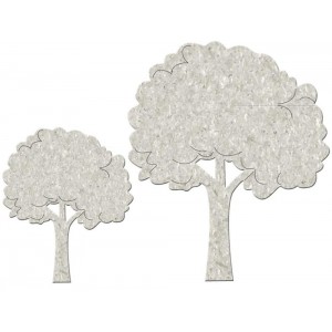 Papírová dekorace strom