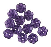 Dekorační knoflíčky Purple Petals