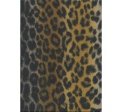 Filc s potiskem 30,5 x 22,9 cm, tl. 1 mm - hnědý leopardí