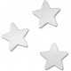 Dekorační hvězdičky - stříbrné