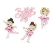 Dekorační knoflíky Little ballerinas