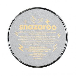Barva na obličej Snazaroo 18ml - stříbrná