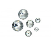 Akrylové kamínky 200 ks - stříbrné