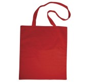 Bavlněná plátěná taška 38 x 42 cm, červená