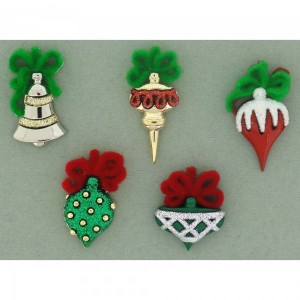 Dekorační knoflíky Christmas Ornaments
