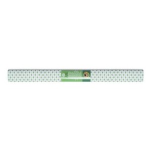 Papír krepový - bílý+zelené puntíky