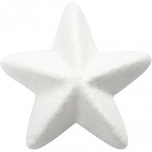 Polystyrenová hvězdička 6 cm.