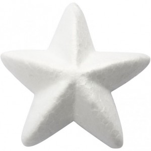 Polystyrenová hvězdička 9 cm.