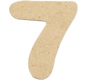 Dřevěná číslice 7