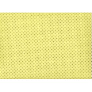 Moosgummi - pěnovka žlutá, puntíčky 30 x 40 cm