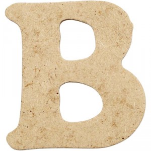 Dřevěné písmenko B