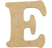 Dřevěné písmenko E