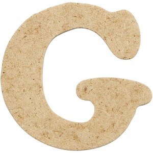 Dřevěné písmenko G