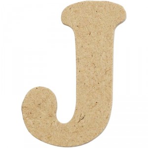 Dřevěné písmenko J