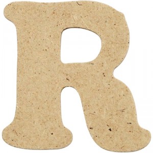 Dřevěné písmenko R